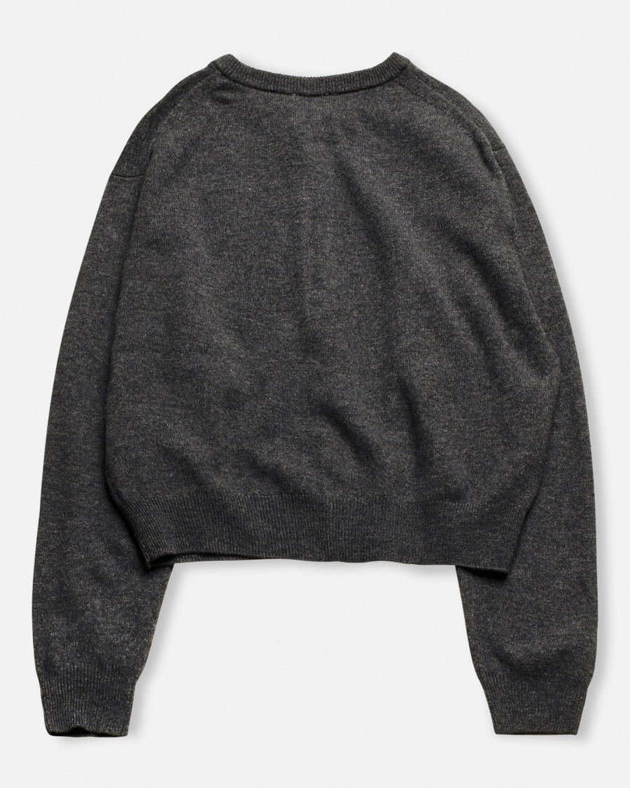 crew neck cardigan