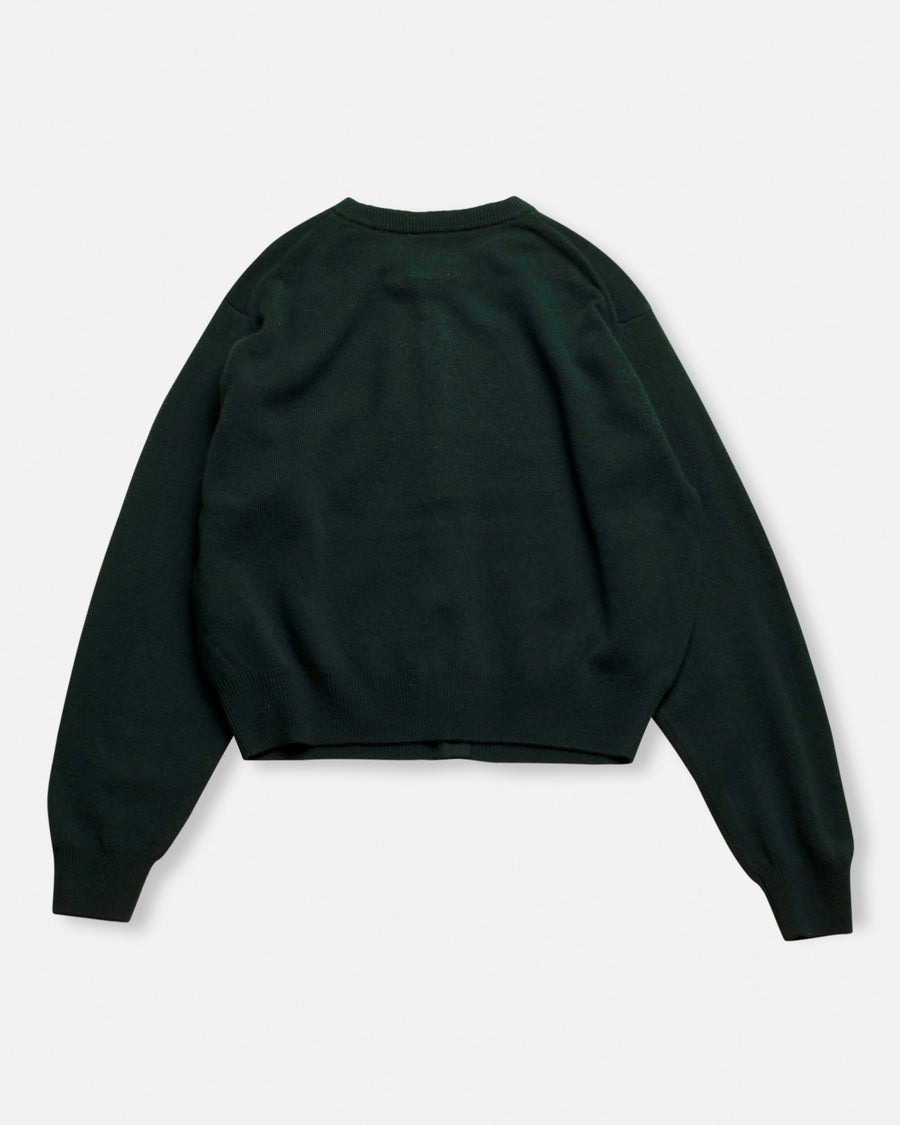 crew neck cardigan