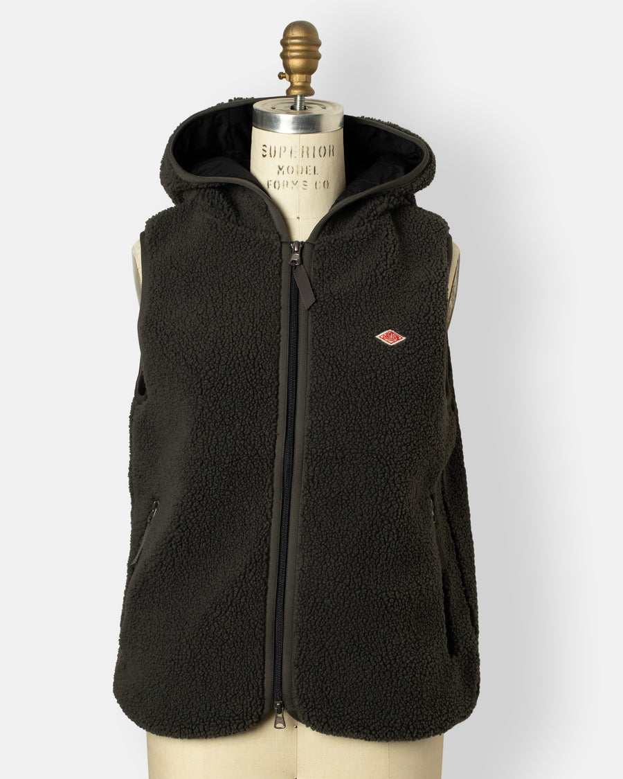 boa hooded vest