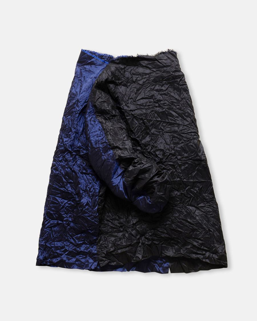 bicolor silk top