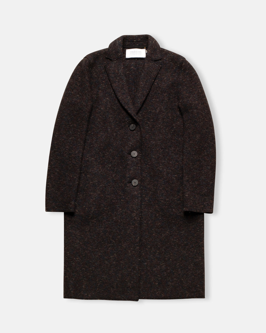 boiled wool overcoat