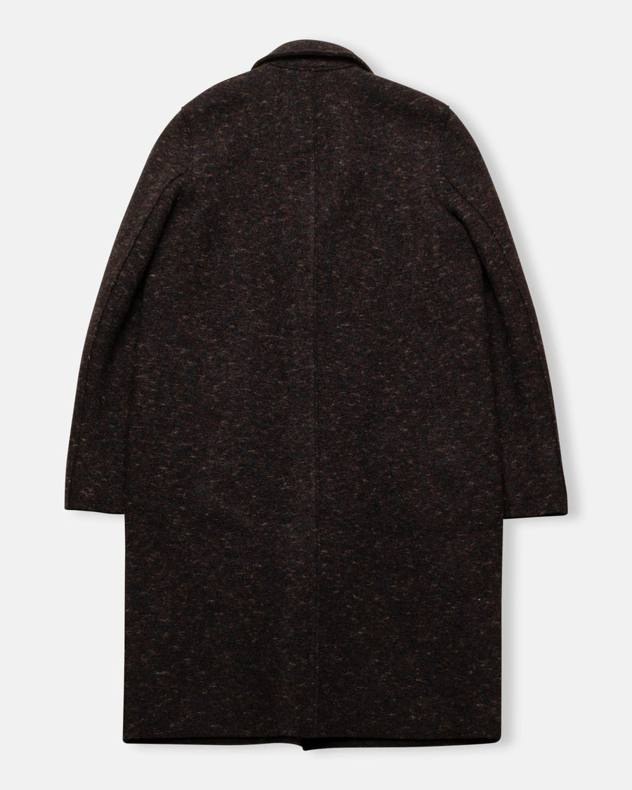 boiled wool overcoat