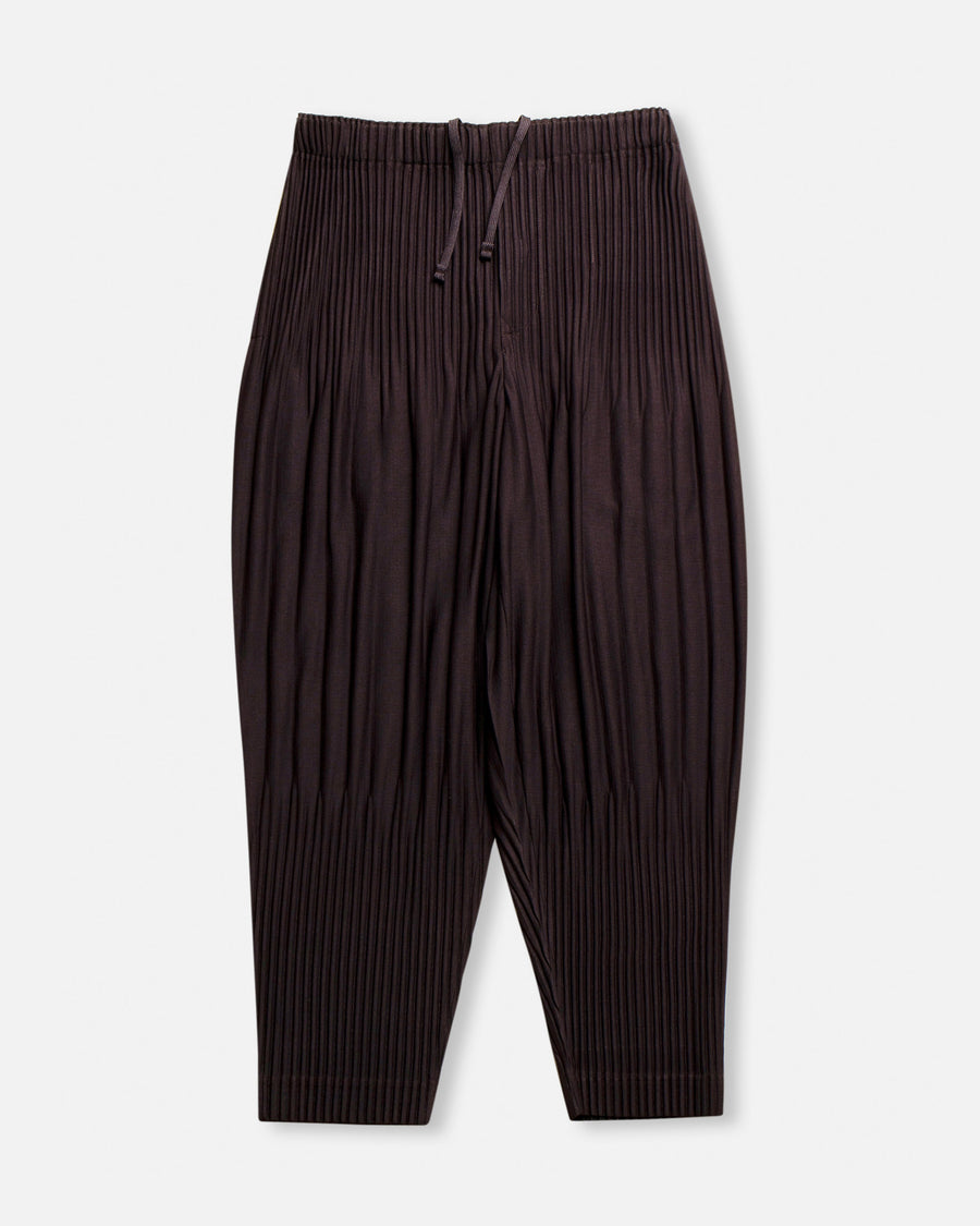 pleated tapered pants