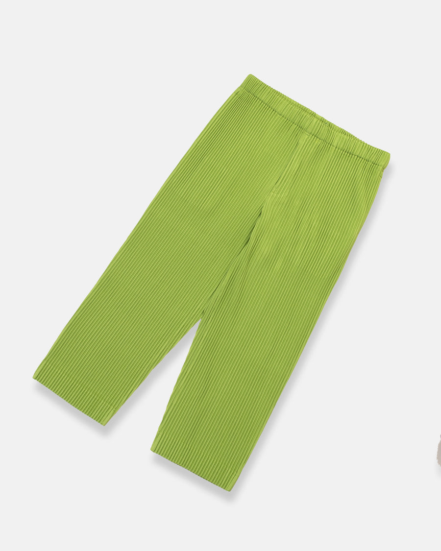 pleated cropped pants