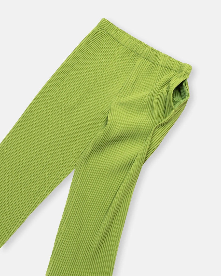 pleated cropped pants