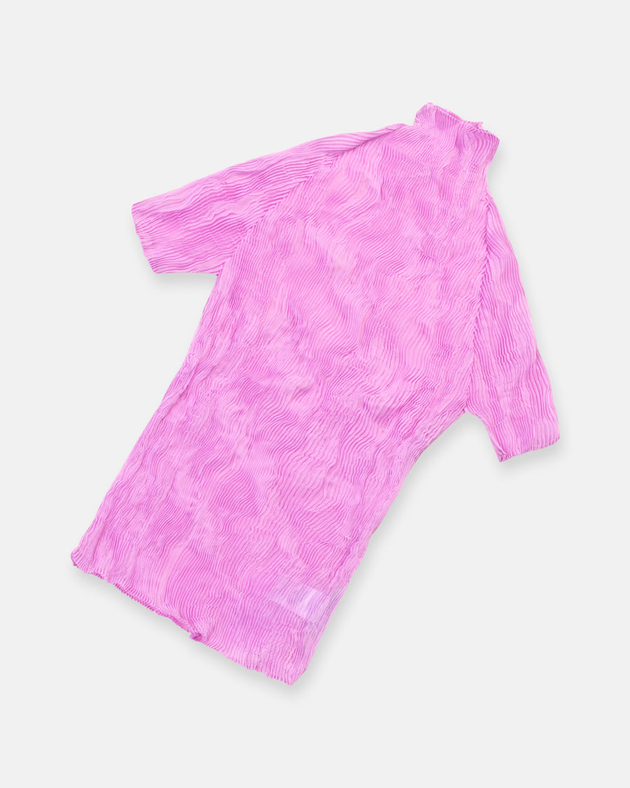 short sleeve chiffon twist top