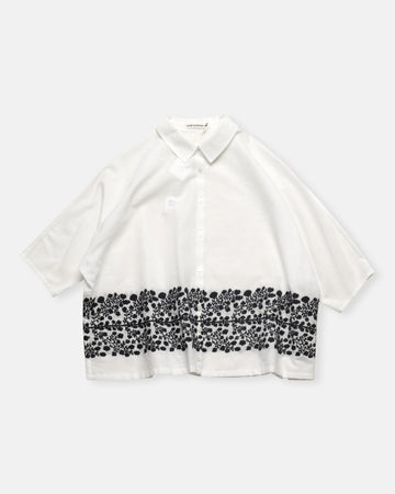 floral leaf shirt