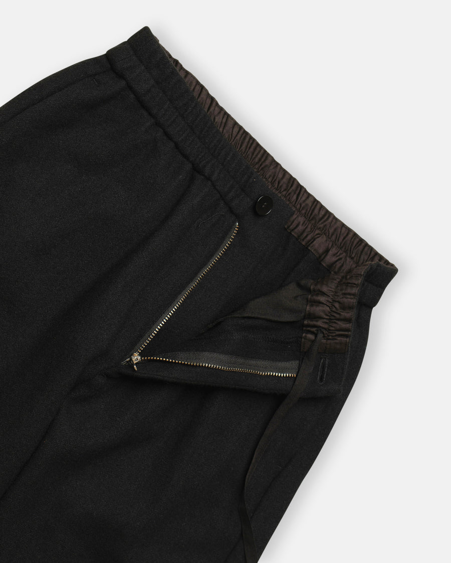 eco wool flannel slim tapered pants