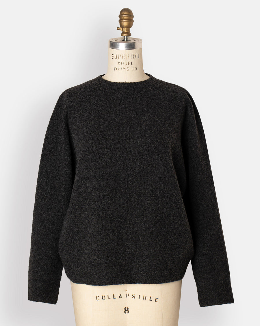 cashmere crew neck knit pullover