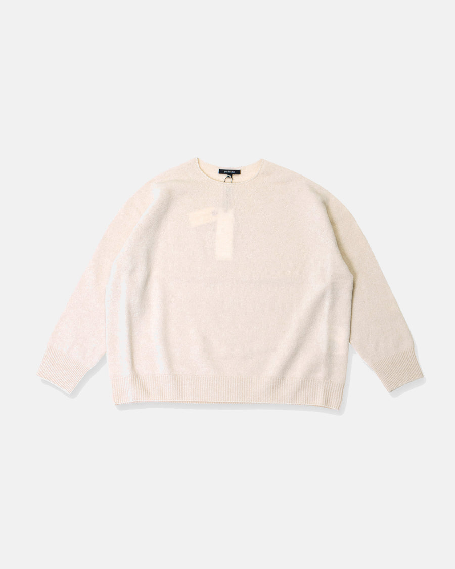 fine wool crew neck pullover
