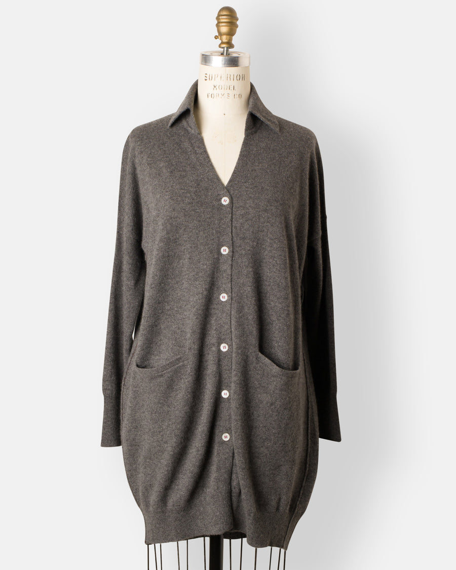 collar cardigan