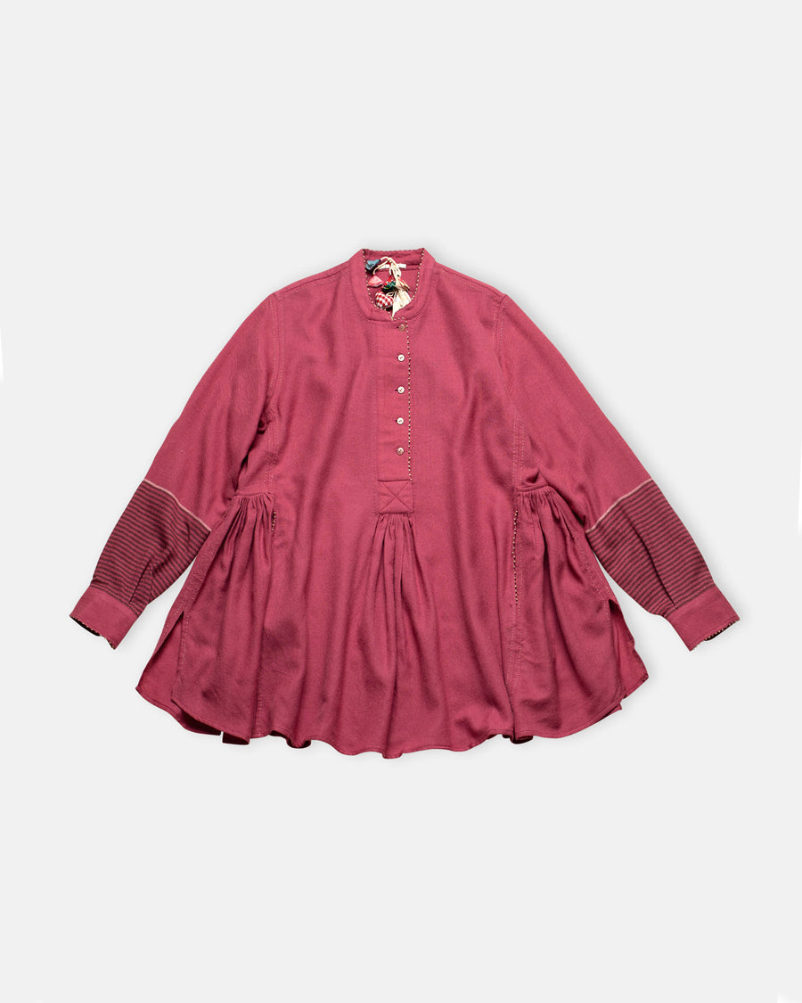 gathered detail shirt