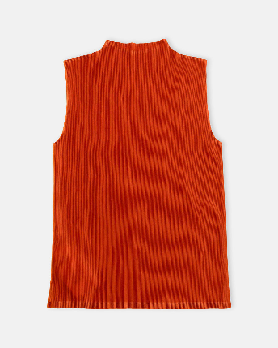 mist sleeveless mock neck stop