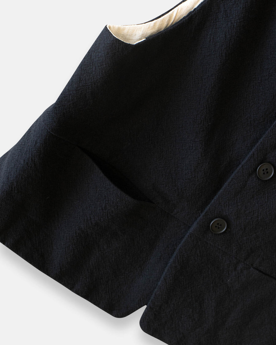 crew neck vest