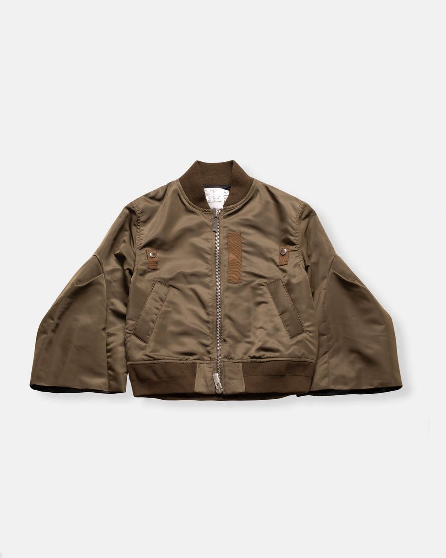 nylon twill blouson