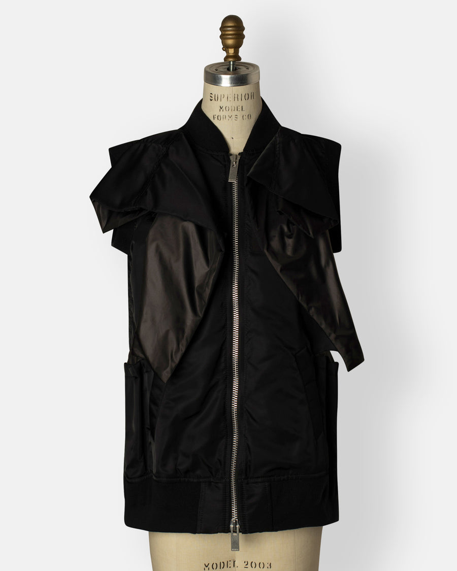 nylon twill vest
