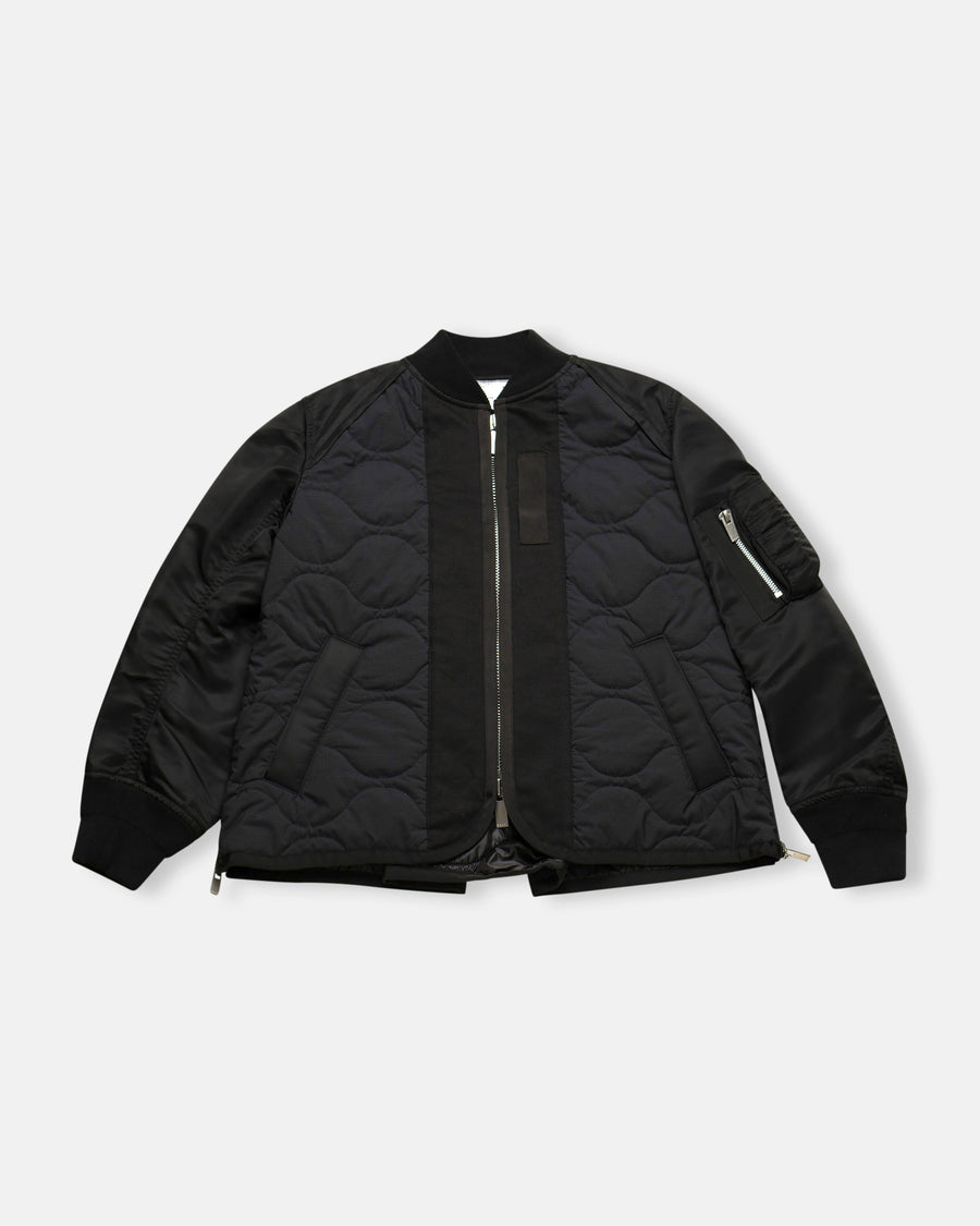 nylon twill x rip stop jacket