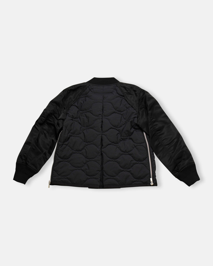 nylon twill x rip stop jacket