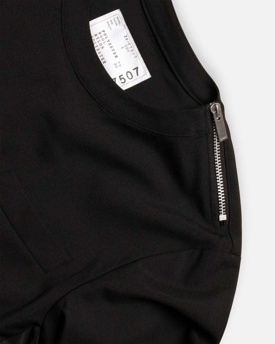 suiting x nylon twill pullover