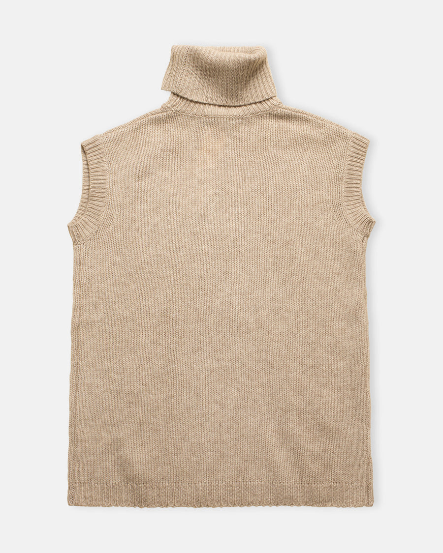 mole sleeveless turtleneck