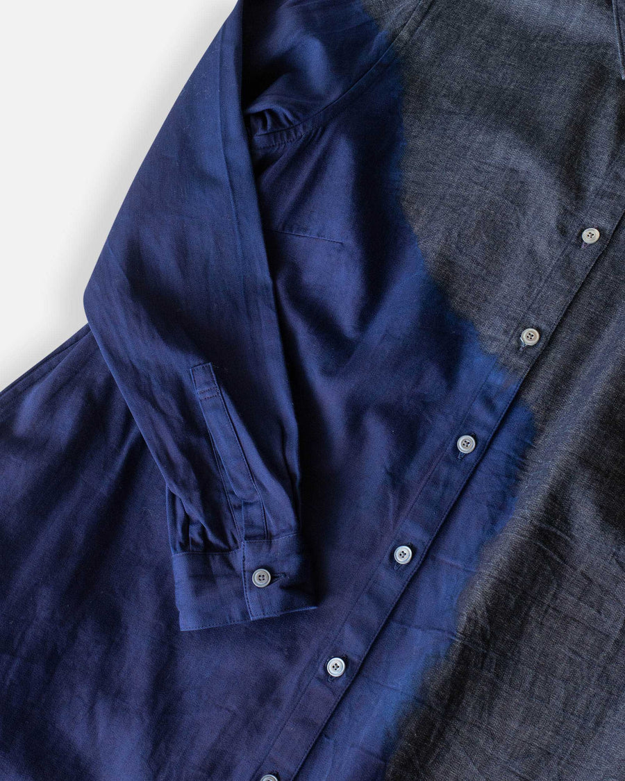 denim front button dress