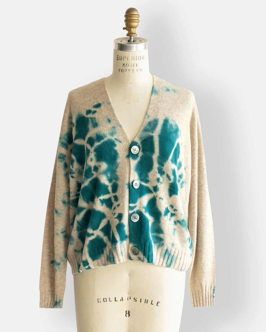 cashmere seamless short cardigan