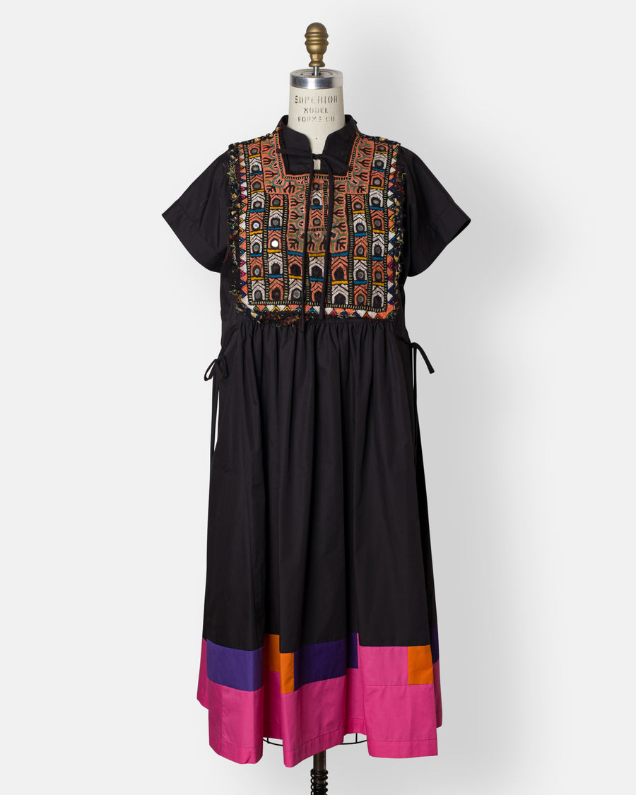 dress with shisha embroidery