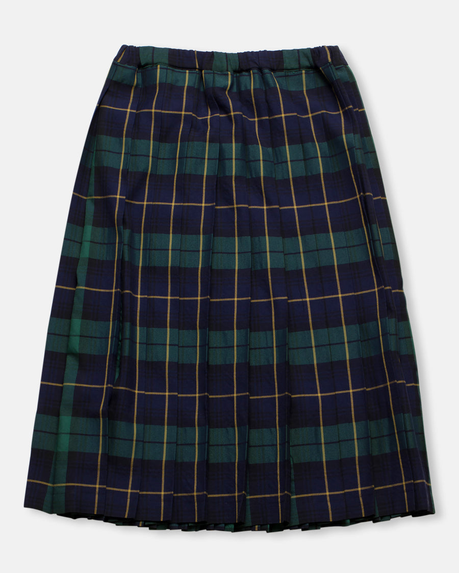 tartan plaid pleated skirt