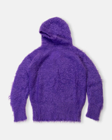 mohair hooded sweater
