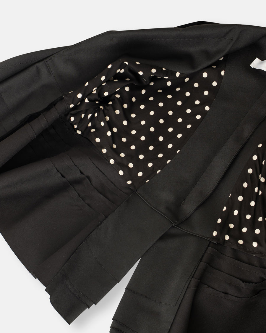 layered hem blazer