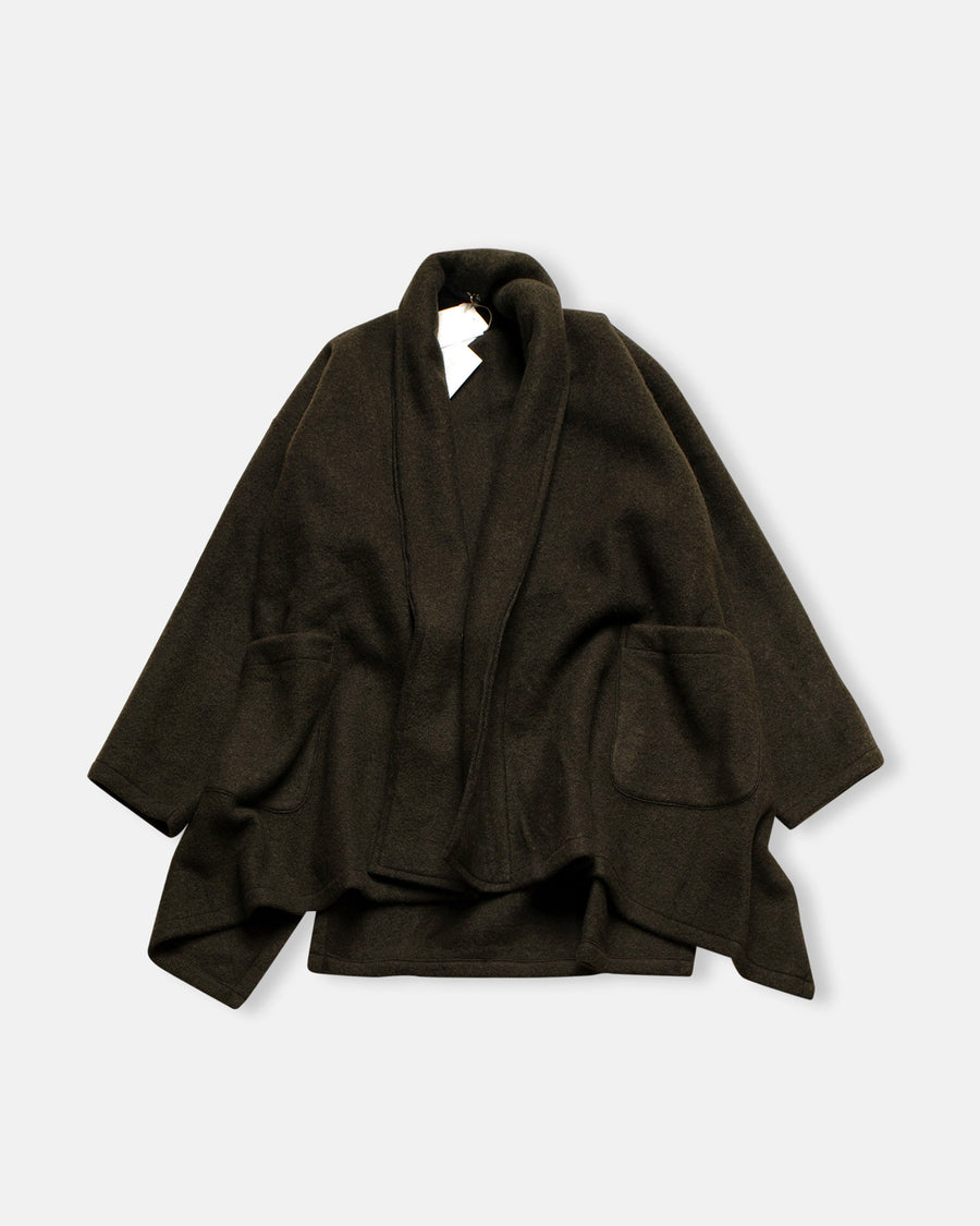 front drape cardigan jacket