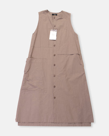 o-patched pocket long dress