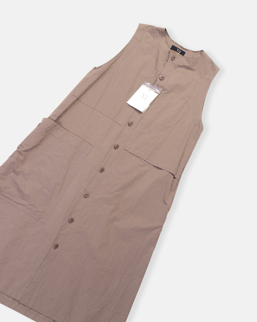 o-patched pocket long dress