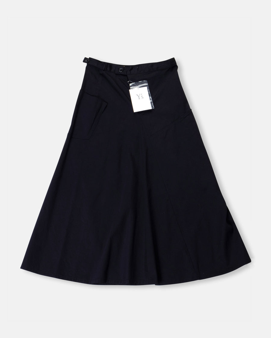 o-flare skirt with gusset