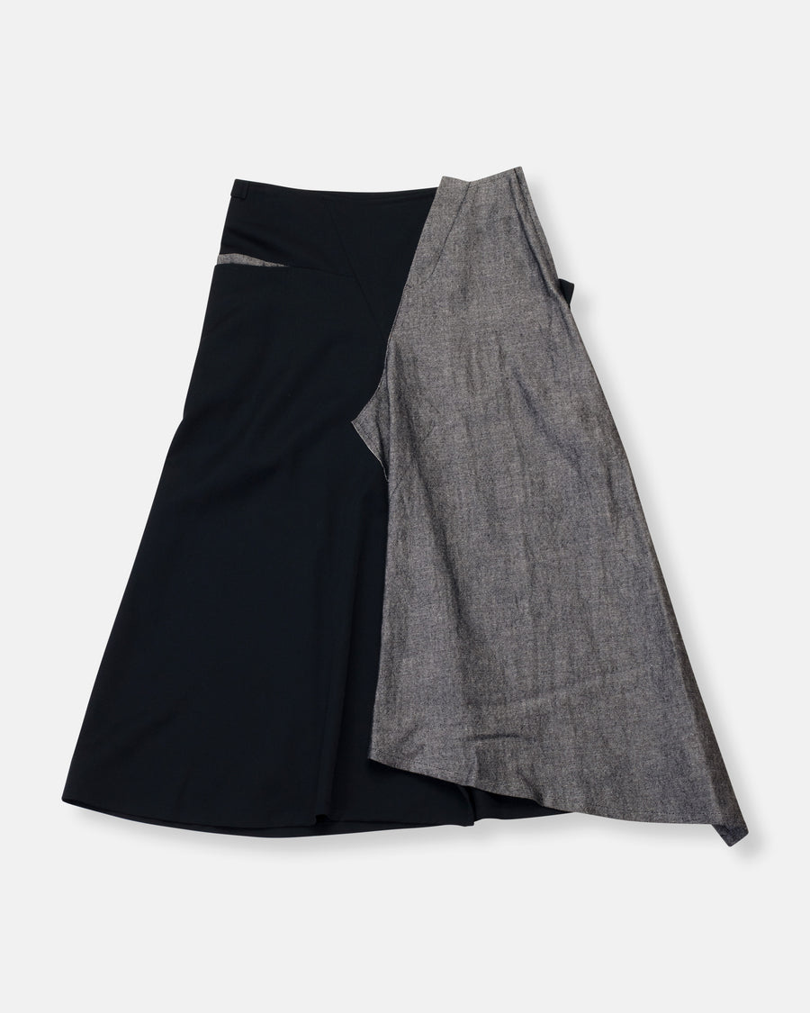 gusset flare skirt