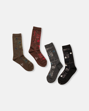 multipe dot socks