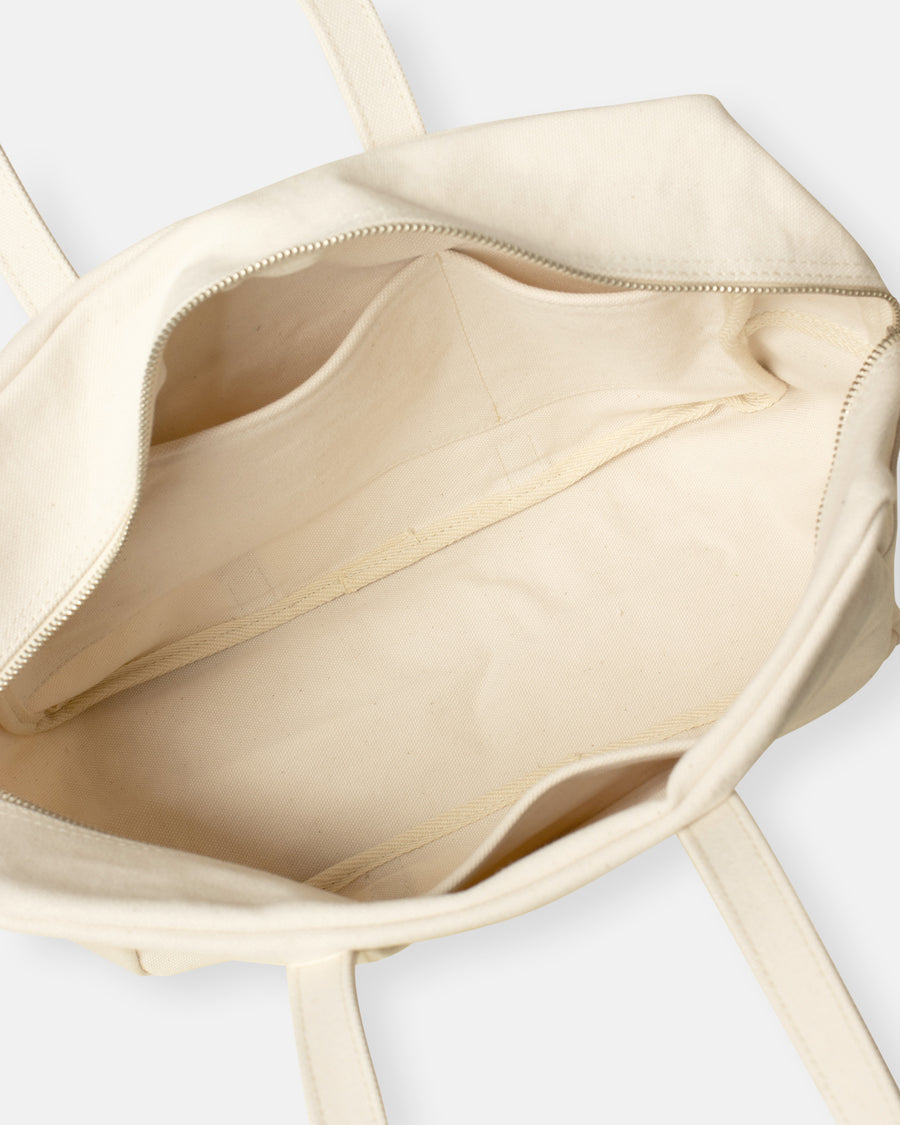 small washed cotton boston bag
