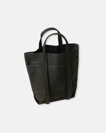tall small washed canvas 6 pocket tote