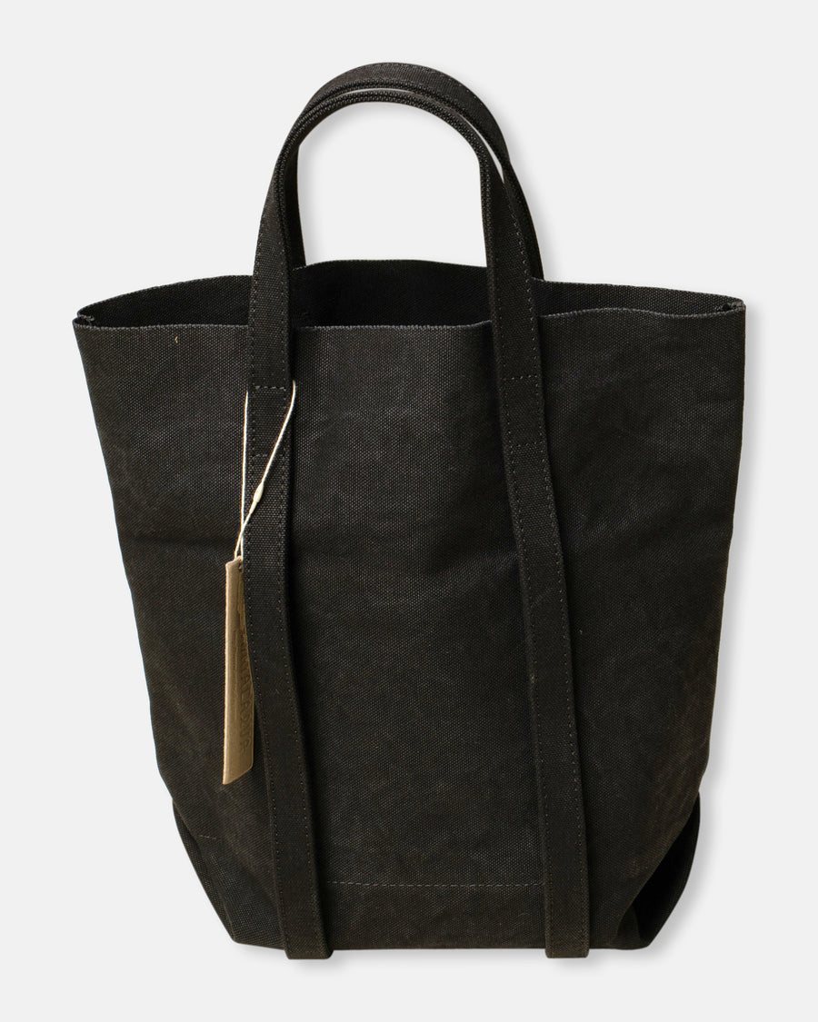 tall small washed canvas 6 pocket tote