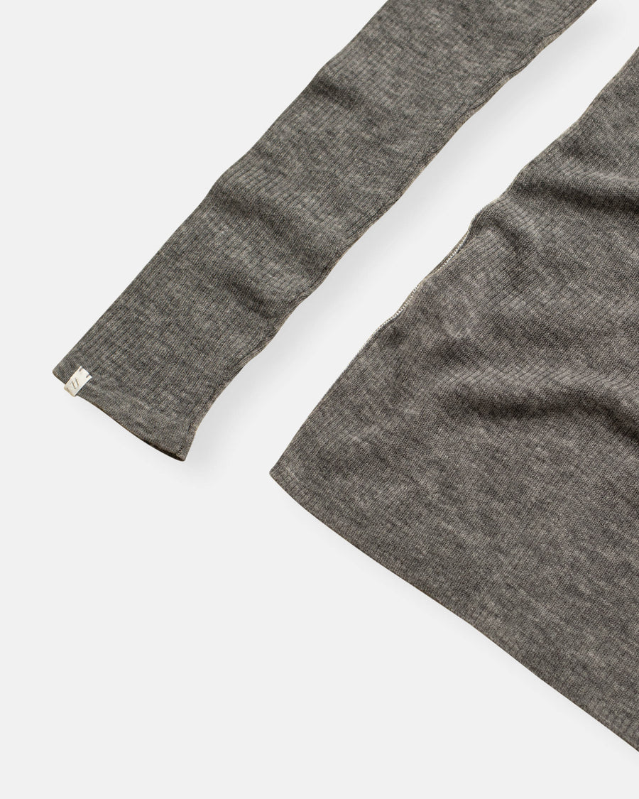 wool rib knit pullover