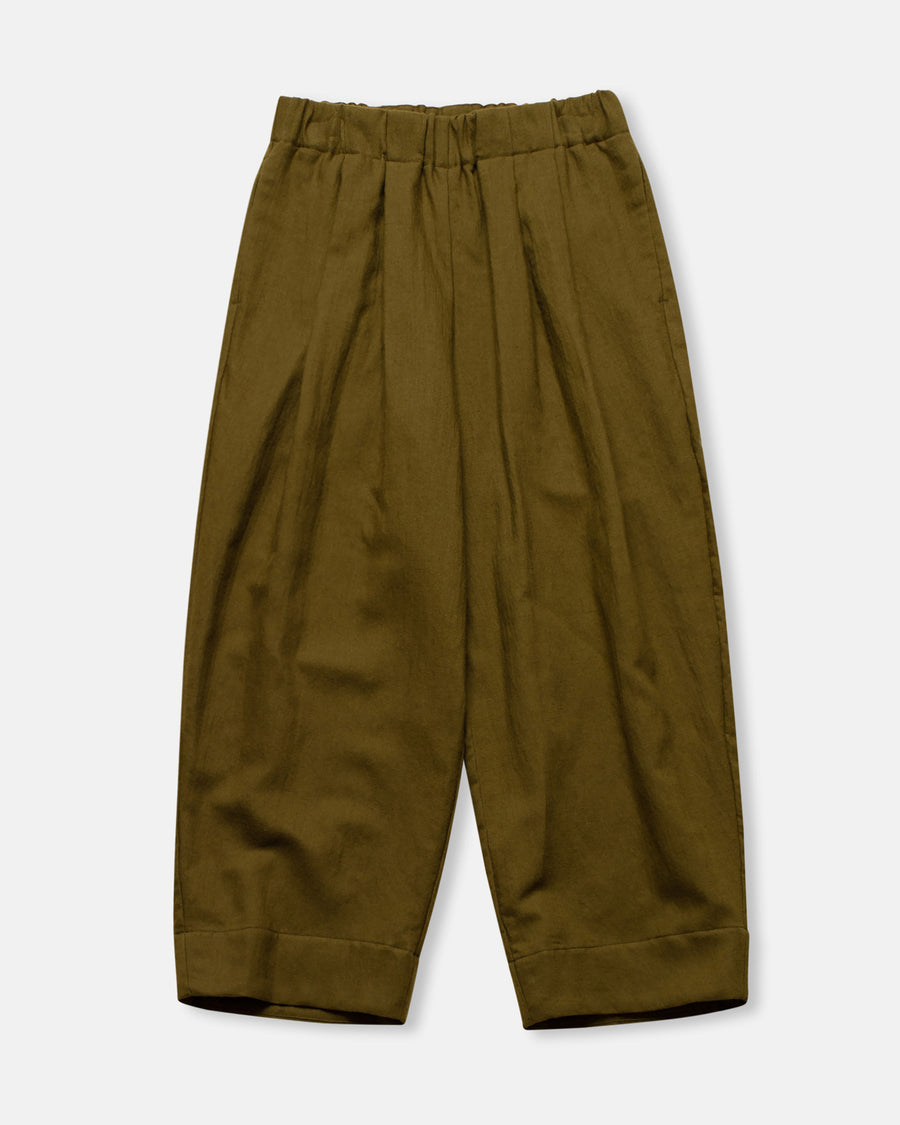 wide leg cropped trousers