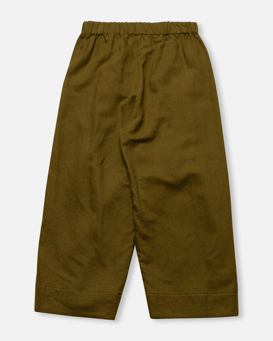 wide leg cropped trousers