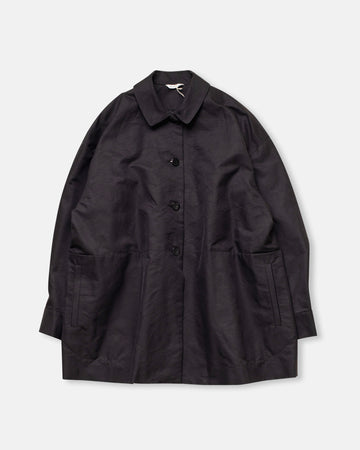 back gather shirt jacket