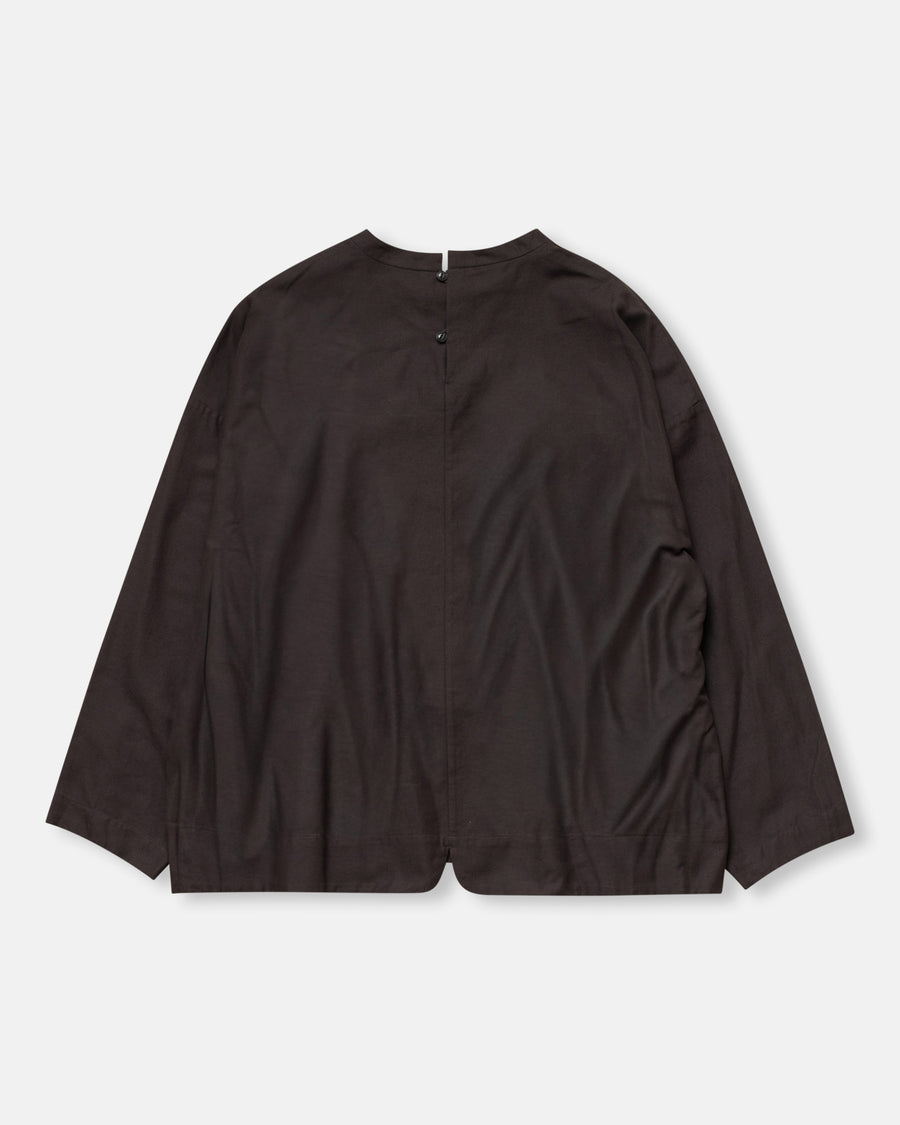 bulky slip on blouse