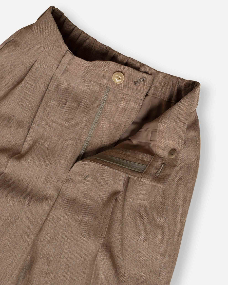 tapered bulky back gum pants