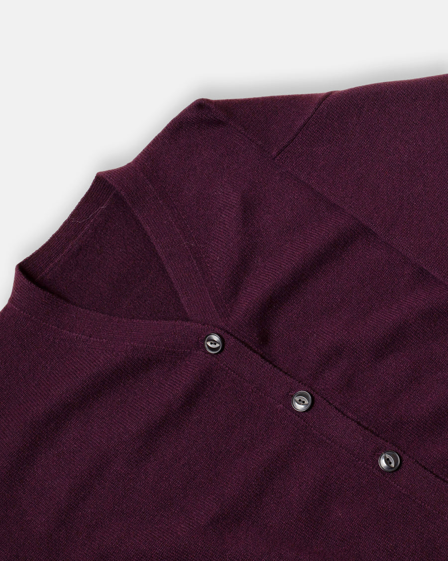 side panel v neck cardigan