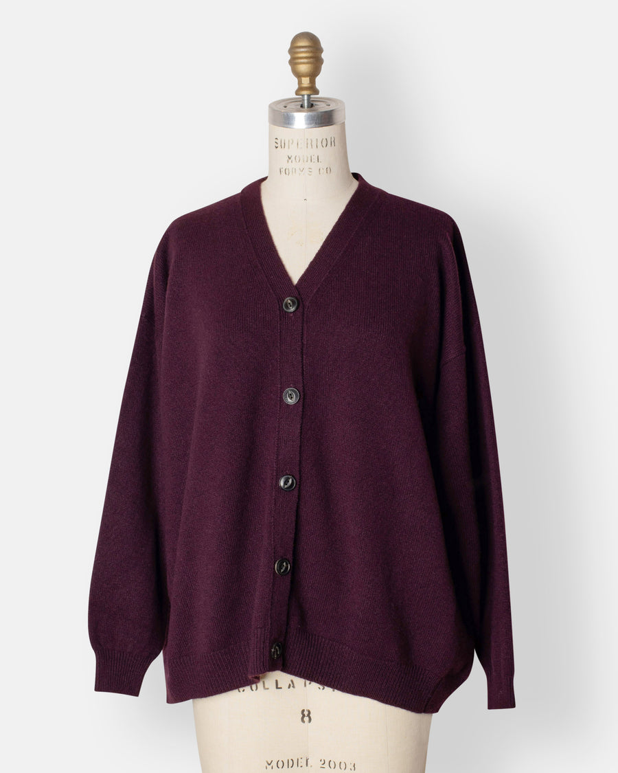 side panel v neck cardigan