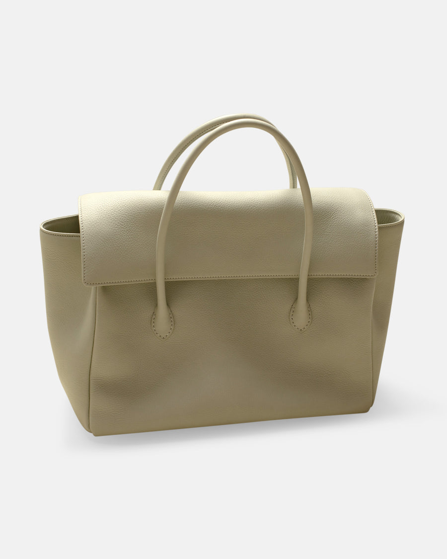 medium stitch flap bag