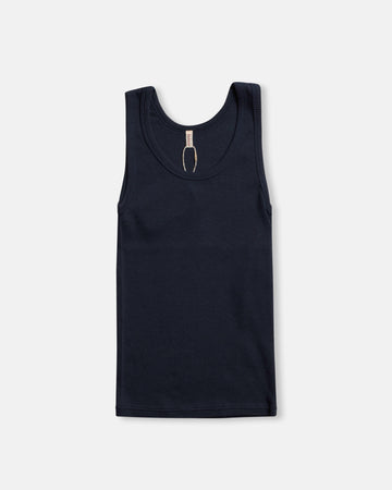 cotton silk basic tank top