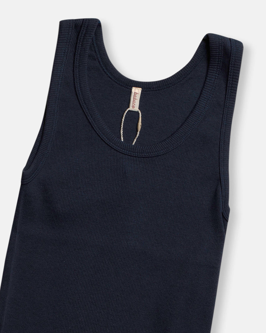 cotton silk basic tank top